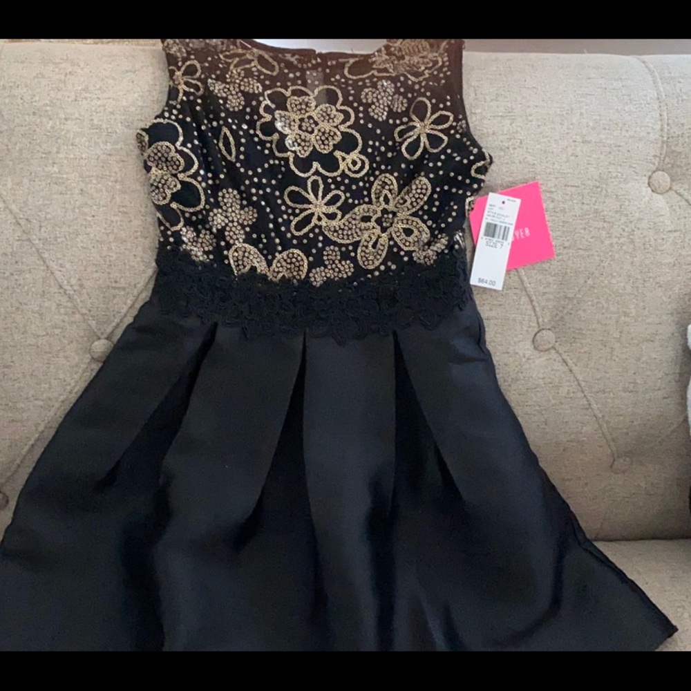 Sequined Flora Dress